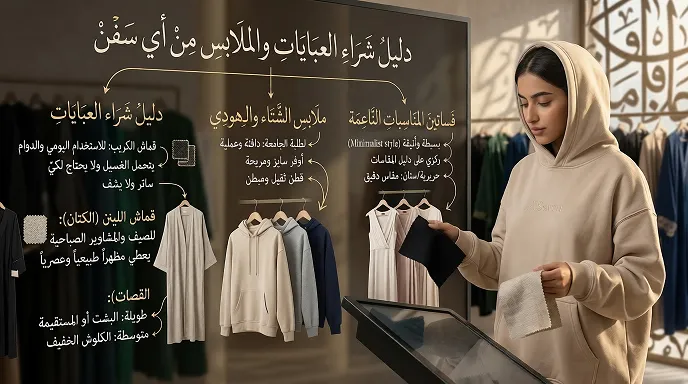 دليل شراء العبايات من اي سفن