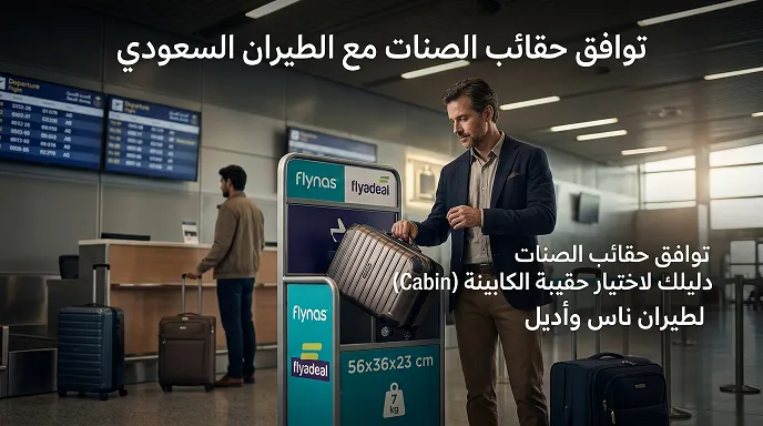 توافق حقائب الصنات مع الطيران السعودي