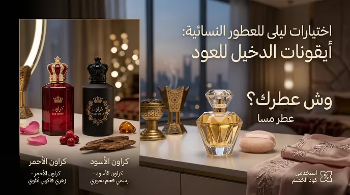 اختيارات ليلى للعطور النسائية: أيقونات الدخيل للعود