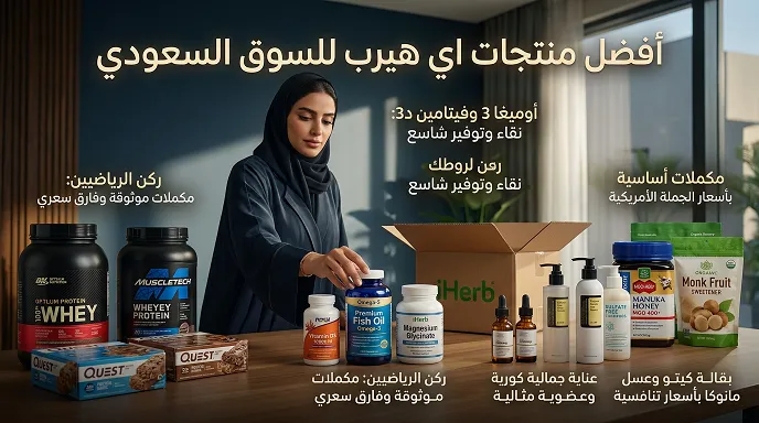 أفضل منتجات باستخدام كود خصم اي هيرب 
