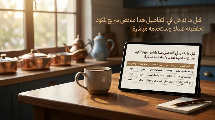 تفاصيل كود خصم السيف غاليري الحصري