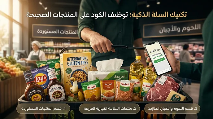 توظيف كود خصم اسواق المزرعة على المنتجات الصحيحة 