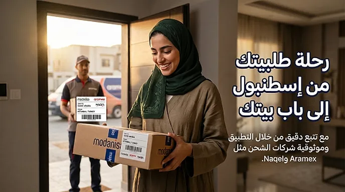 رحلة طلبيتك من اسطنبول لباب بيتك