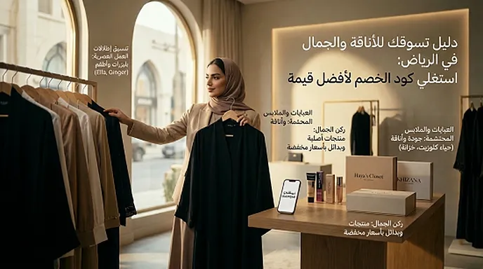 دليل تسوق الأزياء باستخدام كود خصم نمشي