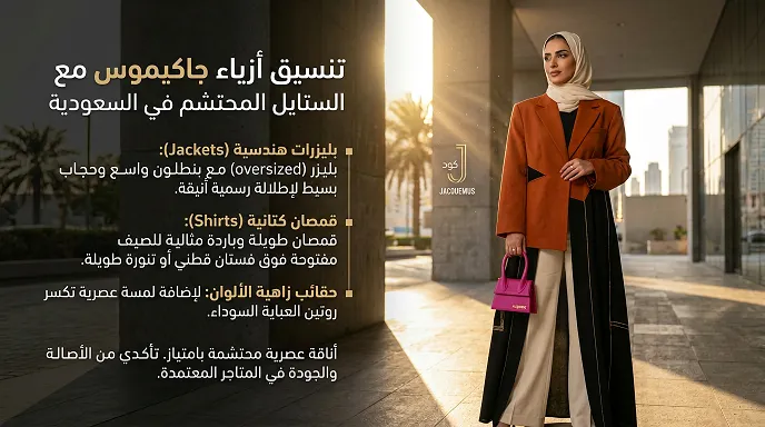 تنسيق أزياء جاكيموس مع الستايل المحتشم