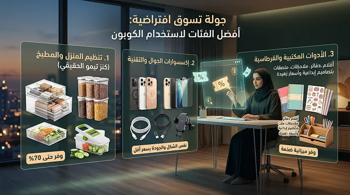 أفضل الفئات لاستخدام كوبون خصم تيمو