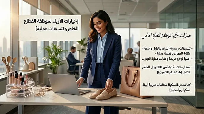 خيارات الأزياء لموظفة القطاع الخاص