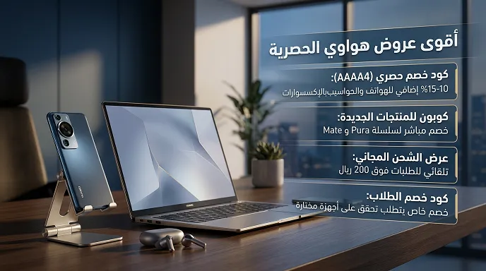 دليل كود خصم هواوي الرسمي في سطور&nbsp;