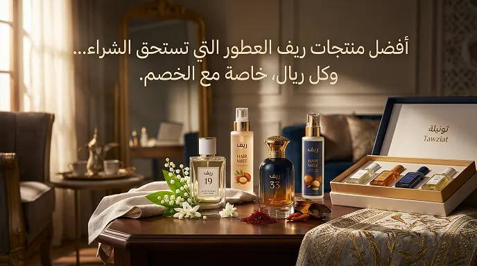 أفضل منتجات ريف العطور عند استخدام كود خصم ريف