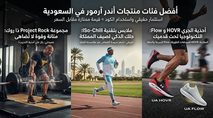  المنتجات التي أنصحك بشرائها باستخدام كود خصم اندر ارمر