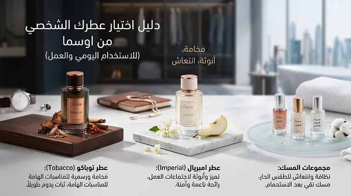 دليل اختيار عطرك الشخصي من اوسما 