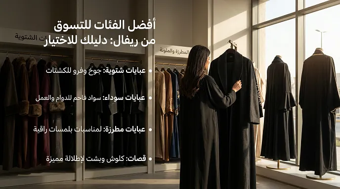 أفضل الفئات للتسوق من ريفال