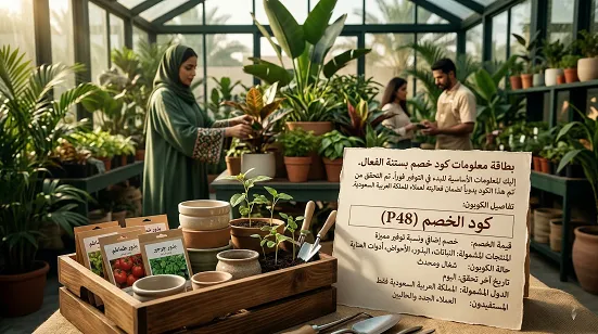 معلومات حول كود خصم بستنة