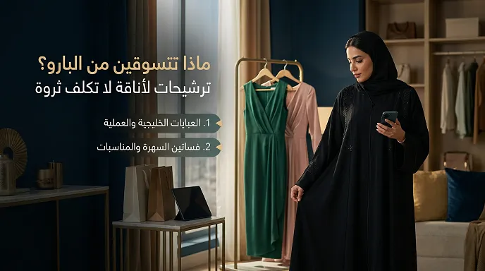  ماذا تتسوقين من البارو عند استخدام كود خصم البارو 