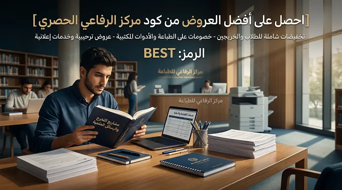 دليل عن كود خصم مركز الرفاعي