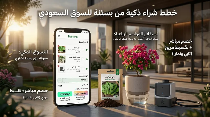 خطة التسوق المميزة من بستنة