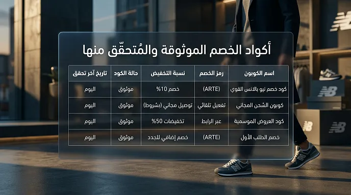 أكواد خصم نيو بالانس الموثوقة