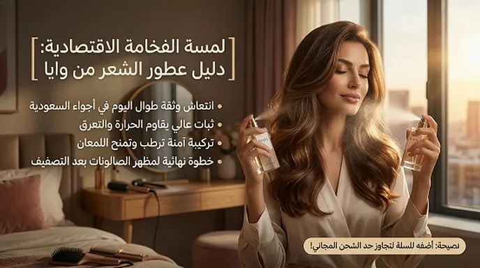 لمسة الفخامة الاقتصادية: دليل عطور الشعر من وايا