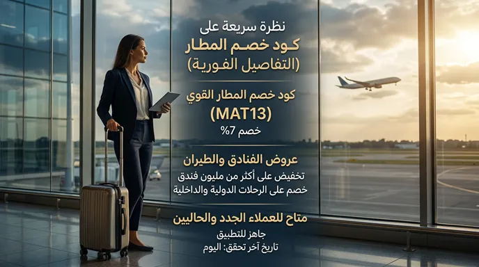 كود خصم المطار القوي