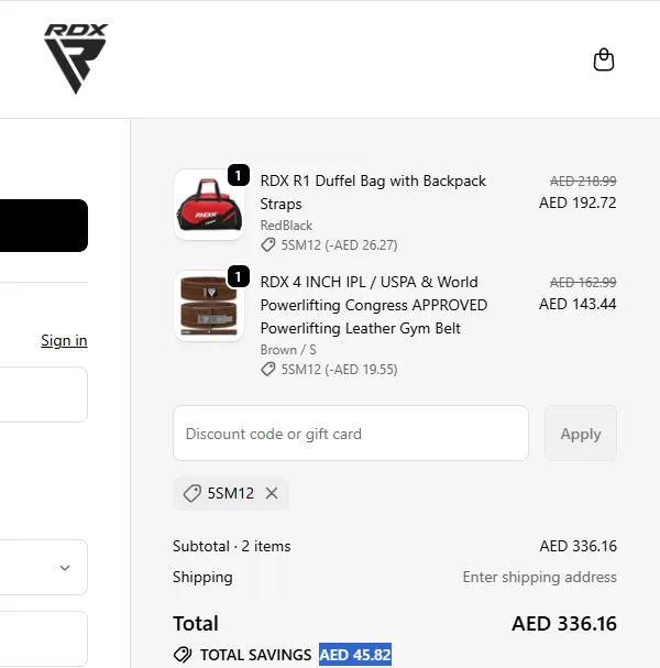 كود خصم Rdx sport اثبات فاعلية