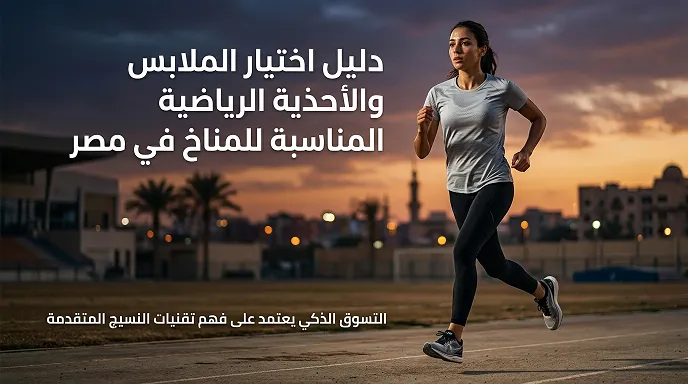 دليل اختيار الملابس والأحذية الرياضية المناسبة للمناخ في مصر