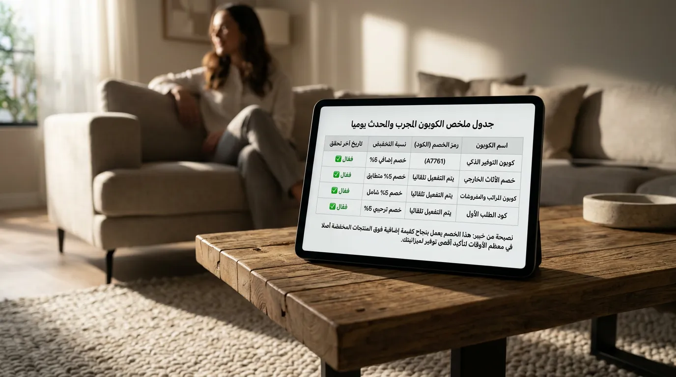 جدول ملخص كود خصم اريكا المجرب والمحدث يوميا