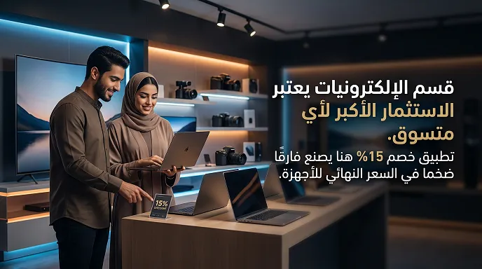 توظيف كود خصم صفقة للالكترونيات
