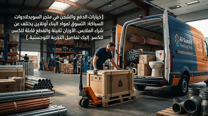 خيارات الدفع والشحن في متجر السويد