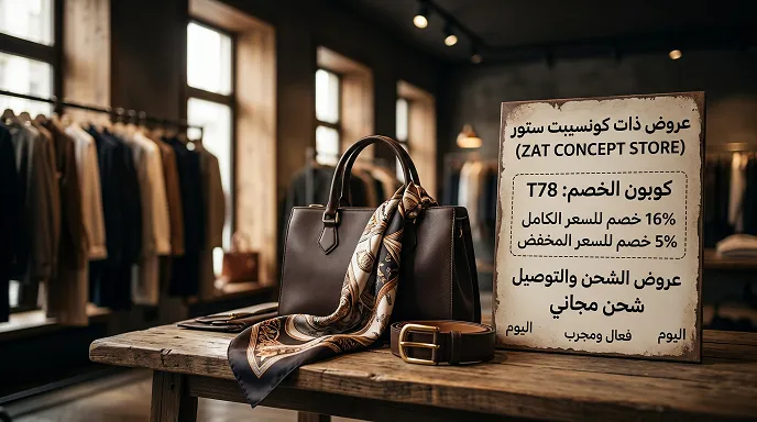دليل سريعة عن كود خصم ذات كونسبت محدث