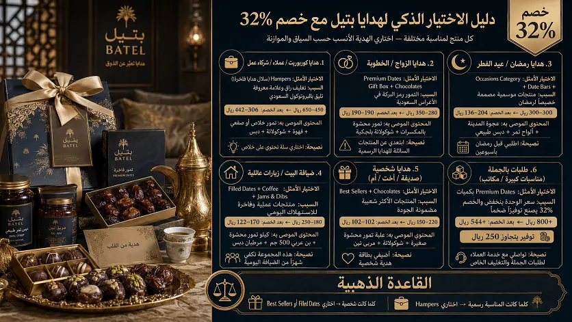 دليل اختيار المنتج المثالي من بتيل حسب المناسبة