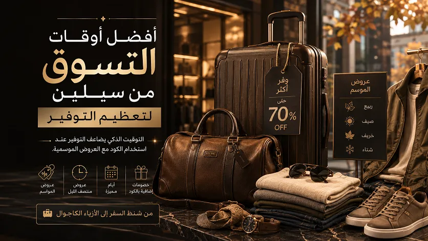 أفضل أوقات التسوق من سيلين لتعظيم التوفير