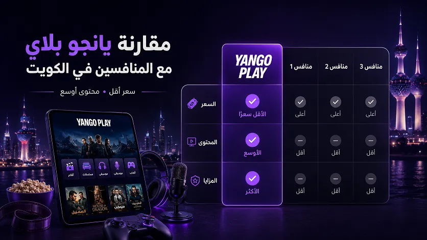 مقارنة يانجو بلاي مع المنافسين في الكويت